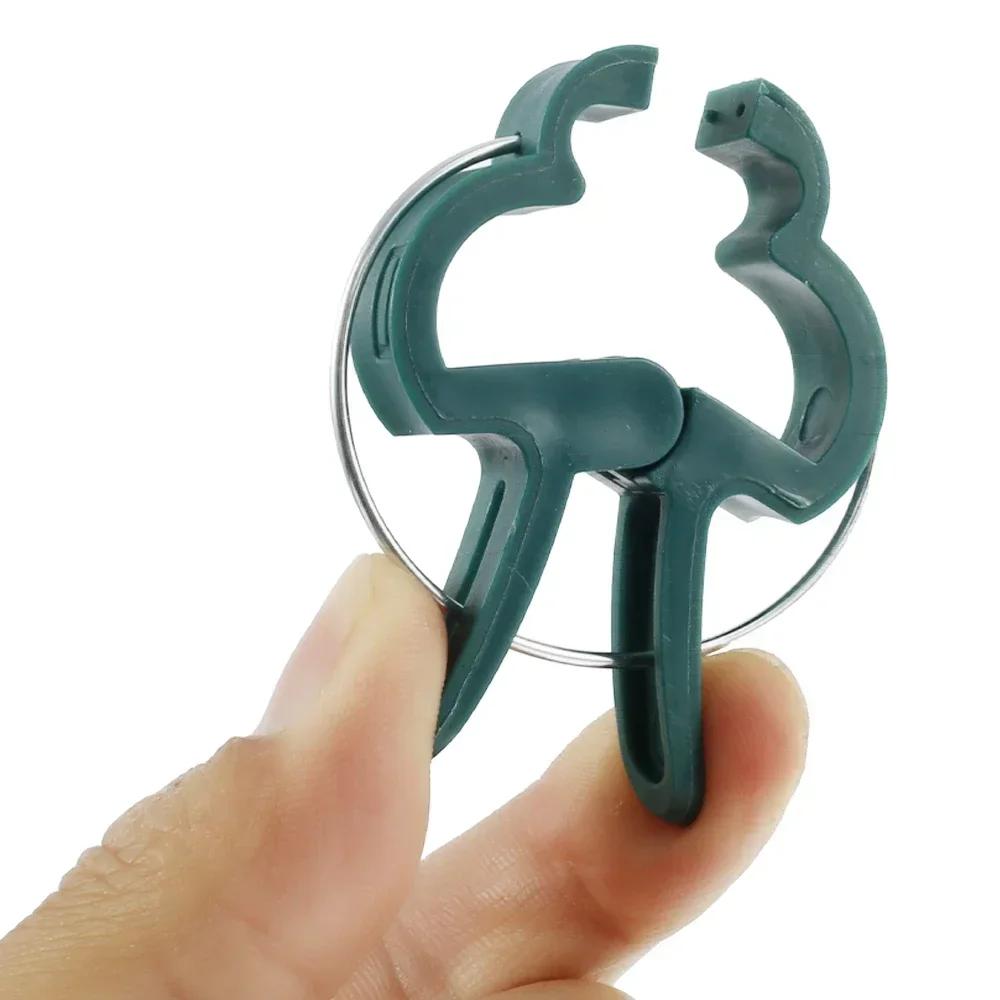 20-500Pcs Plant Fixed Clips Reusable Greenhouse Bracket Fixing Stems Flower Vine Vegetables Tomatoes Fastener Garden Supplies
