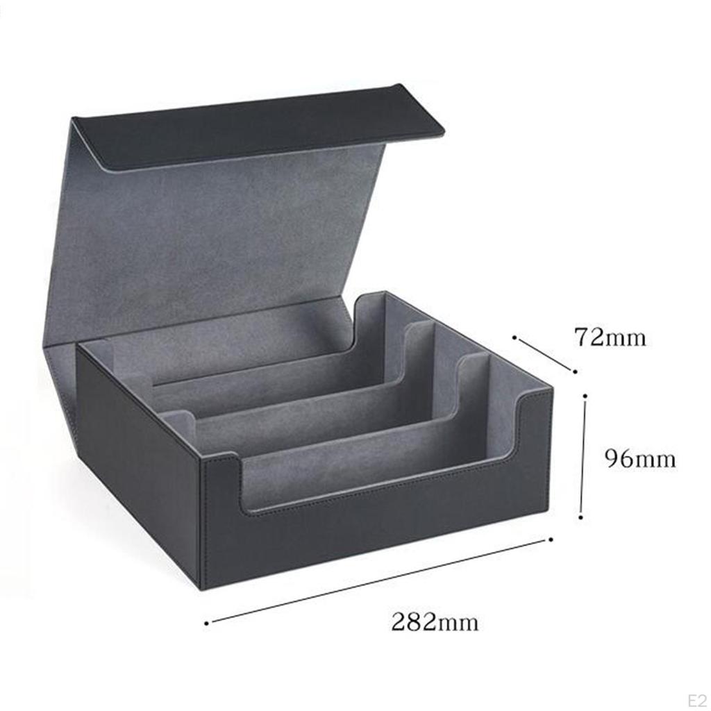 Deck Card Case 1800+ Protection Holder 11.5x10x4.2Inches for Sport Cards