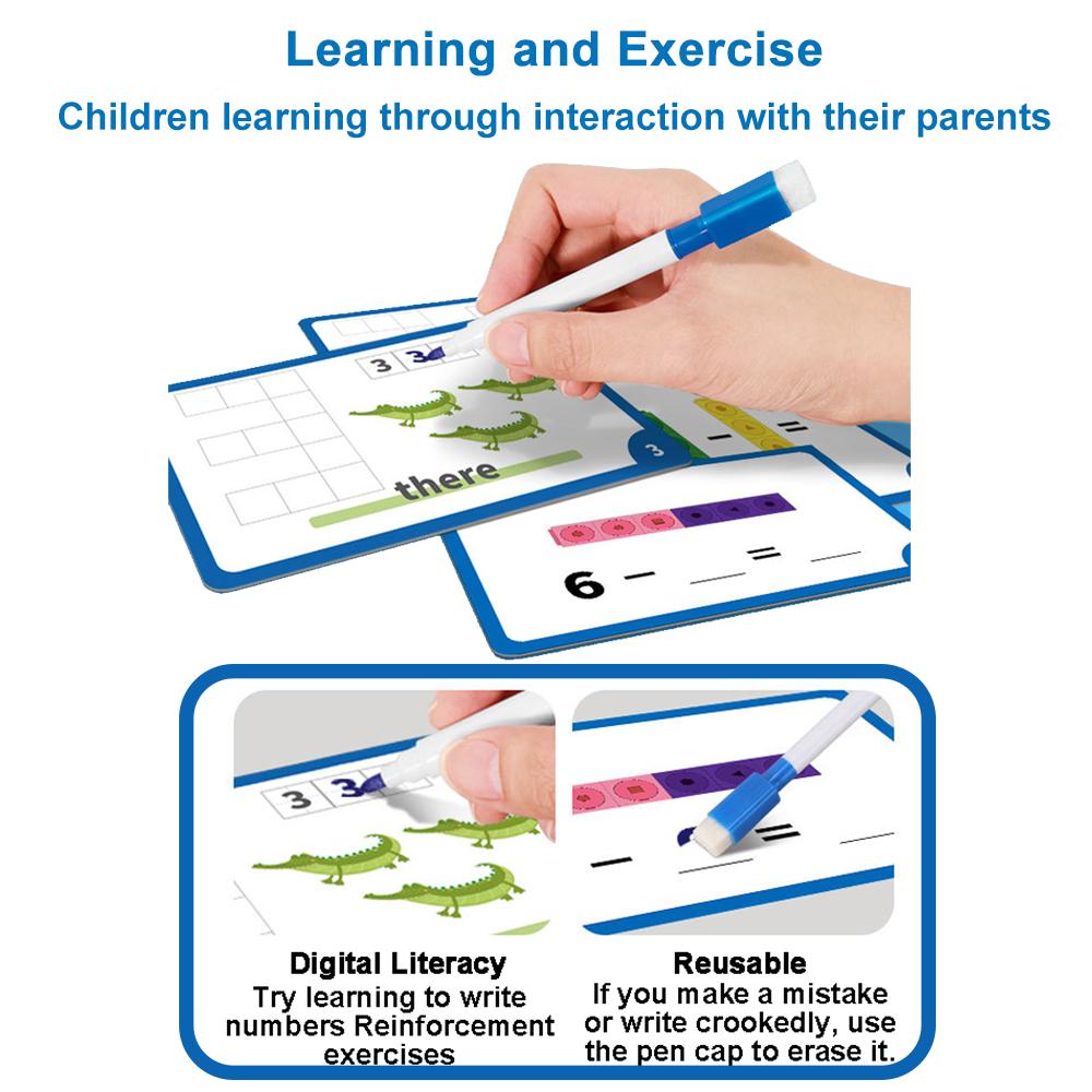 117PCS Mathematical Creative Cube DIY Building Blocks Color Classification Spatial Imagination Arithmetic Practice for Children