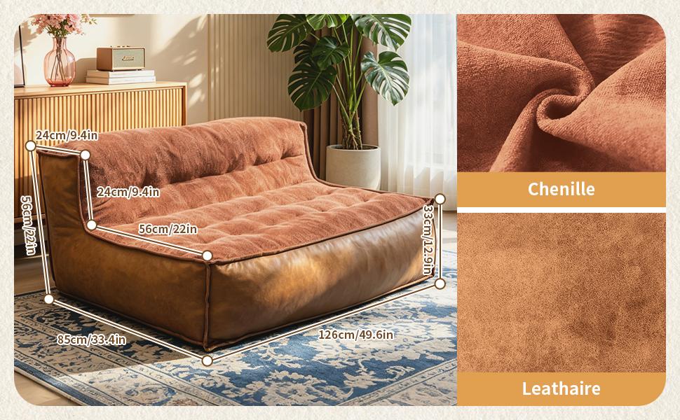 Elegant Two-Seater Sofa with Curved Button-Tufted Back and Space-Saving Profile for Cozy Living Rooms and Modern Interiors
