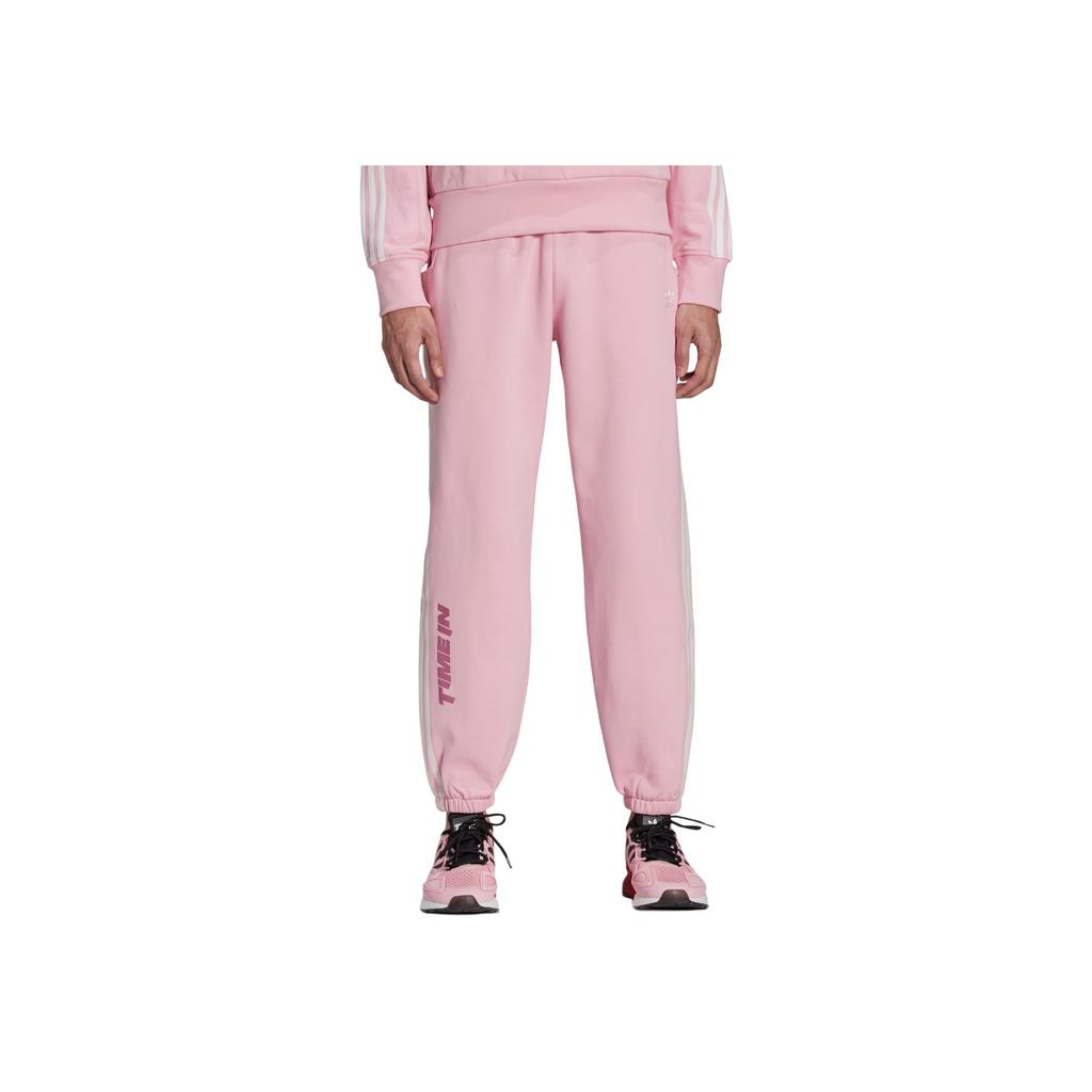 Adidas Originals Trefoil Ninja Pants Mid-Waist Loopback Knit Joggers Men Bottoms Pink GP2325