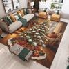 Christmas Rugs for Living Room Carpet Santa Claus Non Slip Washable Rugs for Bedroom Living Room Winter Carpet for Dining Room