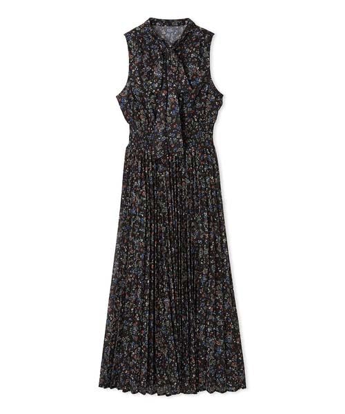 

Lily Brown Bowtie Print Dress Black Women s LWFO252076, чёрный