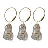 3Pcs Cat Hair Storage Box Keychain Transparent Acrylic Dog Hair Memorial Bottle Pet Hair Collector Container Key Ring Pet Owner Keepsake Gift