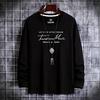 HNXC Men's Fashion Casual Autumn/Winter O-Neck Long Sleeve Blouses & Shirts Classic Exquisite