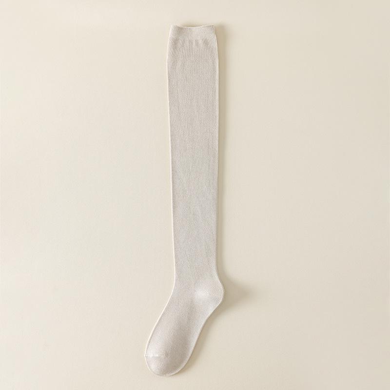 Wool Knee-high Socks for Women In Autumn and Winter, Thickened Warm Knee Protection Thigh Socks, Anti-slip and Anti-drop High Socks