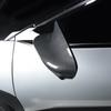For Kia EV4 2025 2026 2pcs Bright Black Bull Horn Car Rear View Mirror Cover Trim  Exterior Accessories