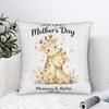 Our First Mothers Day Together Pillow Cover Retro Trendy Pillow Case For Couch Sofa Bedroom Comfy Cushion Cover Gift