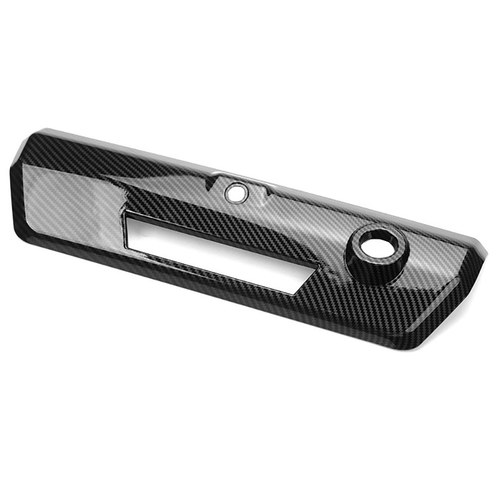 Carbon Fiber Style Tailgate Door Handle Cover Trim For Ford F150 2021 Accessorie