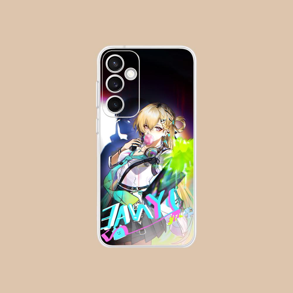 Wuthering Waves Lynae Phone Case for Samsung Galaxy S25 S24 S23 S22 S21Plus FE Ultra Clear Colorful Cover Luxury Cellphones