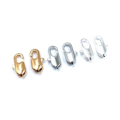 5*12mm 10Pcs para DIY Pulseira Colar Celular Correntes Jump Rings Suprimentos Fecho Lagosta Jóias Fazendo Material Feito à Mão