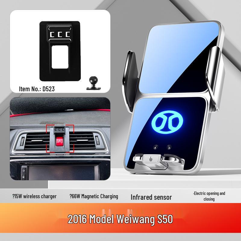 

Phone Holder for BAIC Senova EU5 500, D40x35 25 Round Air Vent, BJ20