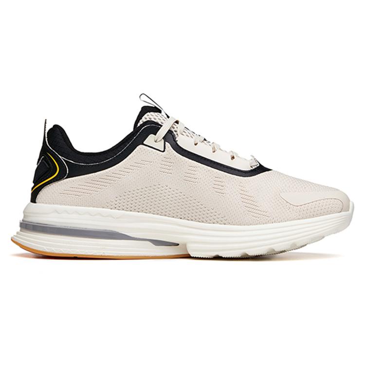 Anta Slip Resistant, Abrasion Resistant, Breathable Low top Running Shoes Men's Black Gray 112135516-5