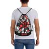 Custom Demon Slayers Drawstring Bag Women Men Portable Sports Gym Sackpack Manga Shopping Storage Backpacks