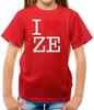 Ich liebe ZE - Kinder T-Shirt - Zac Efron - Schauspieler - Liebe - Fan - Merchandise - Filme - Geschenk
