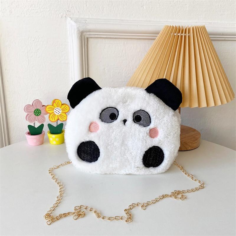 Adorable 2023 Plush Panda Chain Crossbody Bag For Girls Lightweight And Breathable