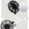 1 Piece Silent Cooling Power Bank Wireless Mini Play Plug Fans Summer Long Usb Rechargeable Handheld Fan