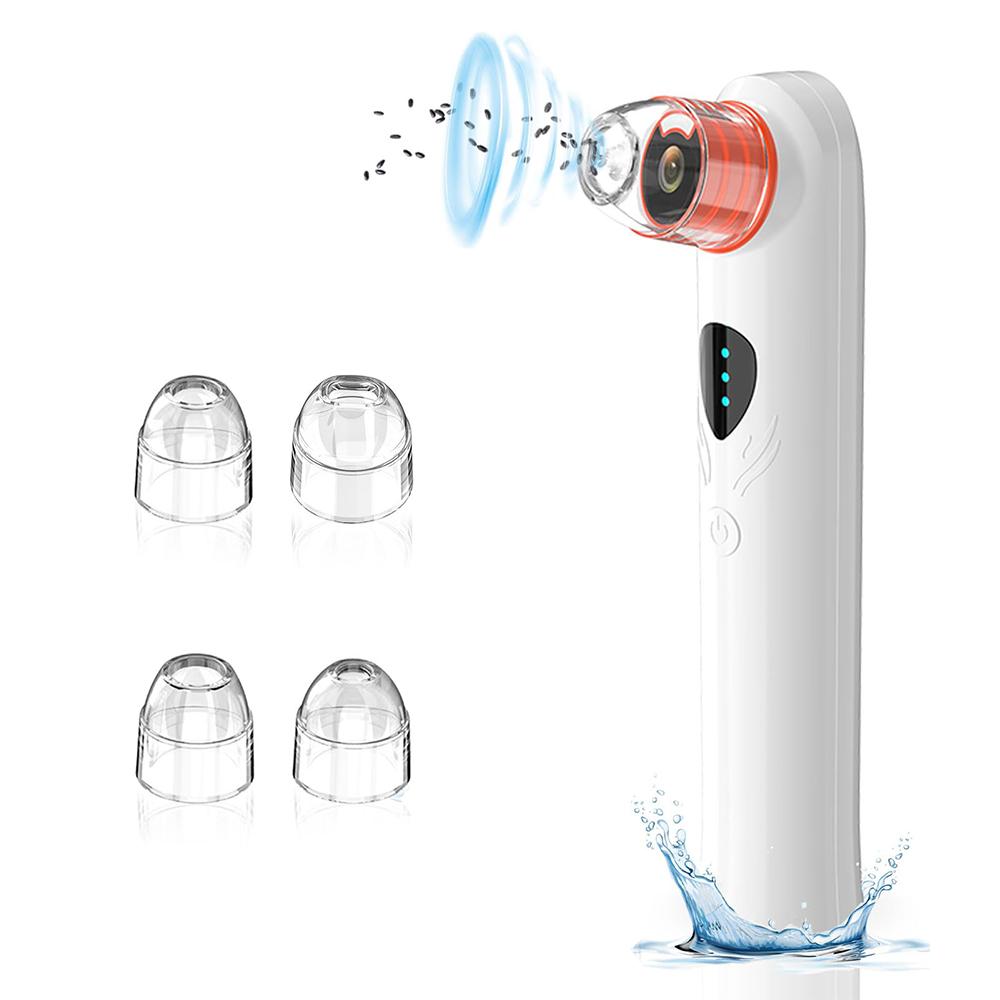 

Визуальный инструмент для удаления черных точек с камерой, пылесос для чистки пор, удаление черных точек, прыщей, угрей, черных точек для чистки лица белый