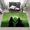 Movie W Wicked Floor Mat Eco  Flannel Doormat Non Slip Odorless Indoor Floor Rug Soft Short Plush Home Mat