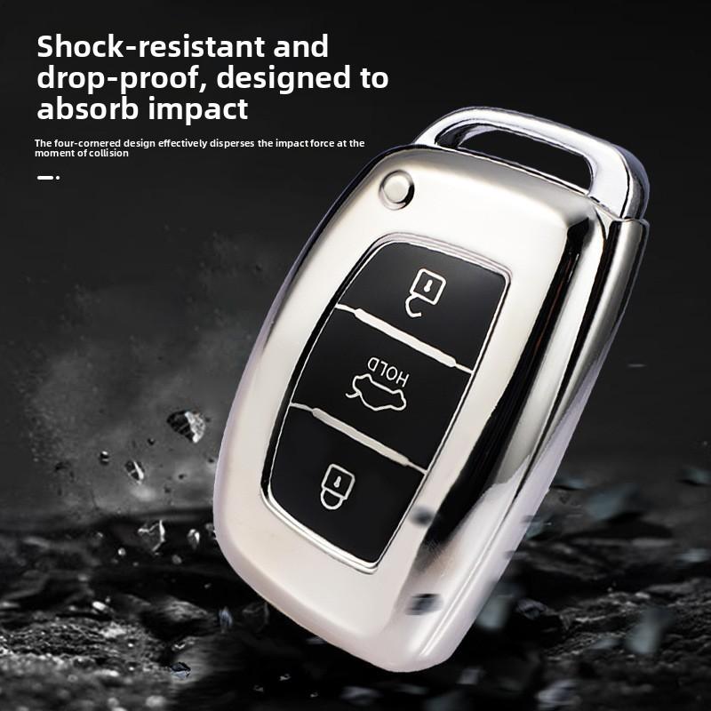 Modern Car Key Cover For Mistra Ix35 Ix25 Elantra Sonata Tucson Verna With Durable Tpu Material