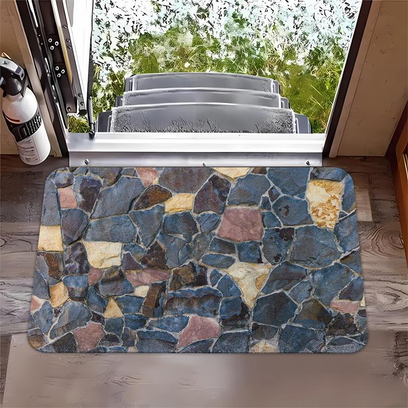 Vintage Diatomaceous Earth Floor Mat 80x120cm