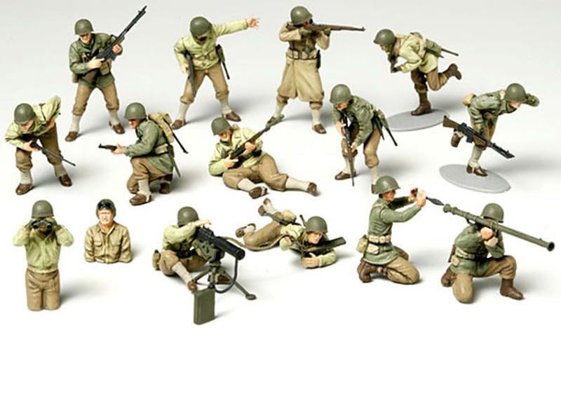 Tamiya Military Miniature Series 13 US Army Infantry GI Set Plastic Model Kit 32513 1/48 No.