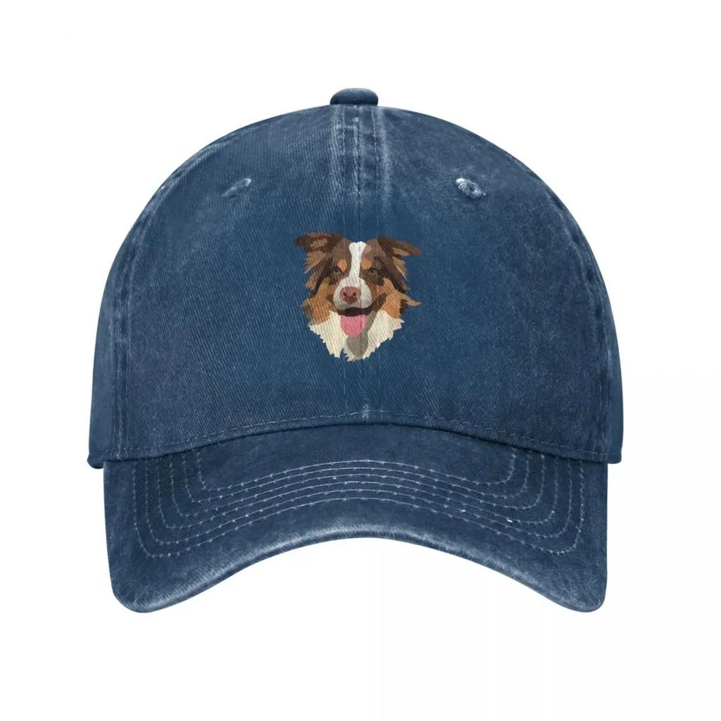 Australian Shepherd Baseball Cap Wild Ball Hat Luxury Caps Big Size Hat Fun Hats Unisex Womens