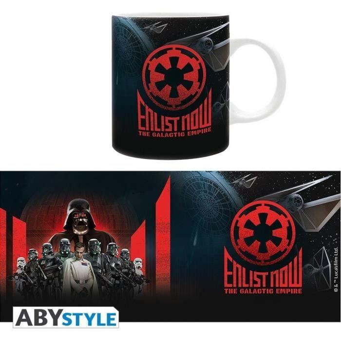 Mug Star Wars - 320 ml - "Rogue One / Enlist Now" - subli - boîte - ABYstyle