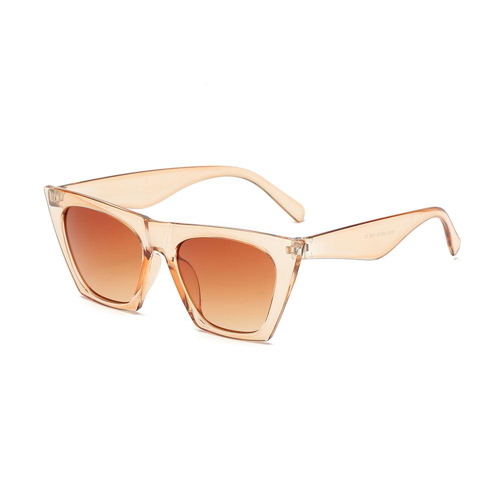 Trendige Cat-Eye-Sonnenbrille für Damen/Herren Retro Quadratische Sonnenbrille UV400 Schutz Brillen Sommer-Tönungen Modeaccessoires