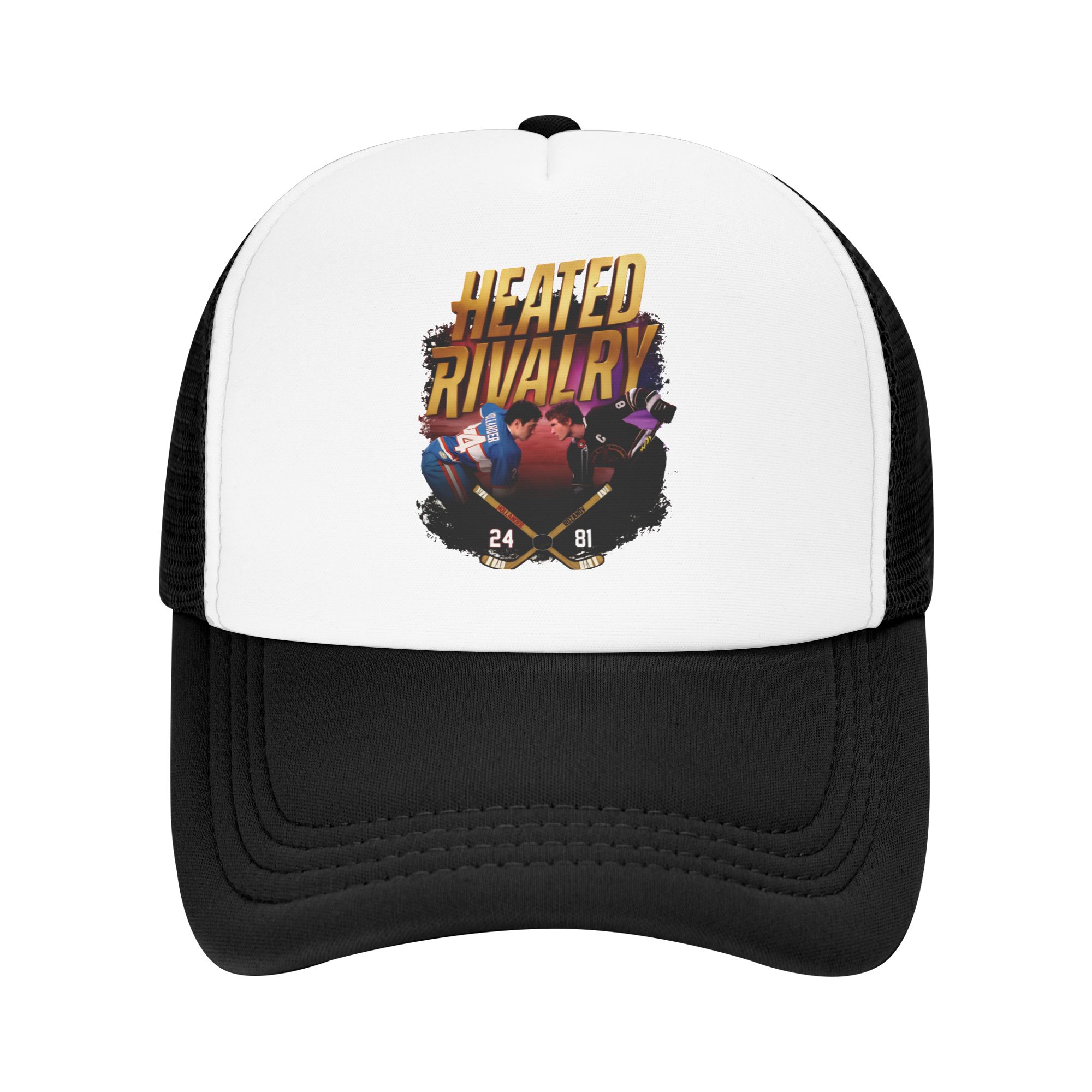 

Heated Rivalry Sun Hats y2k Cute UnisexTeens Mesh Hip Hop Hats Hot Sale Print Kpop Rock Baseball Cap Birthday Gift One Size