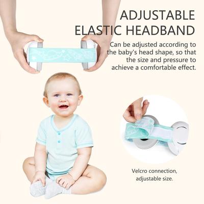 Baby Noise Cancelling Headphones Ear Protection Earmuffs For Infants with Elastic Headband Newborn Airplane Travel Gift