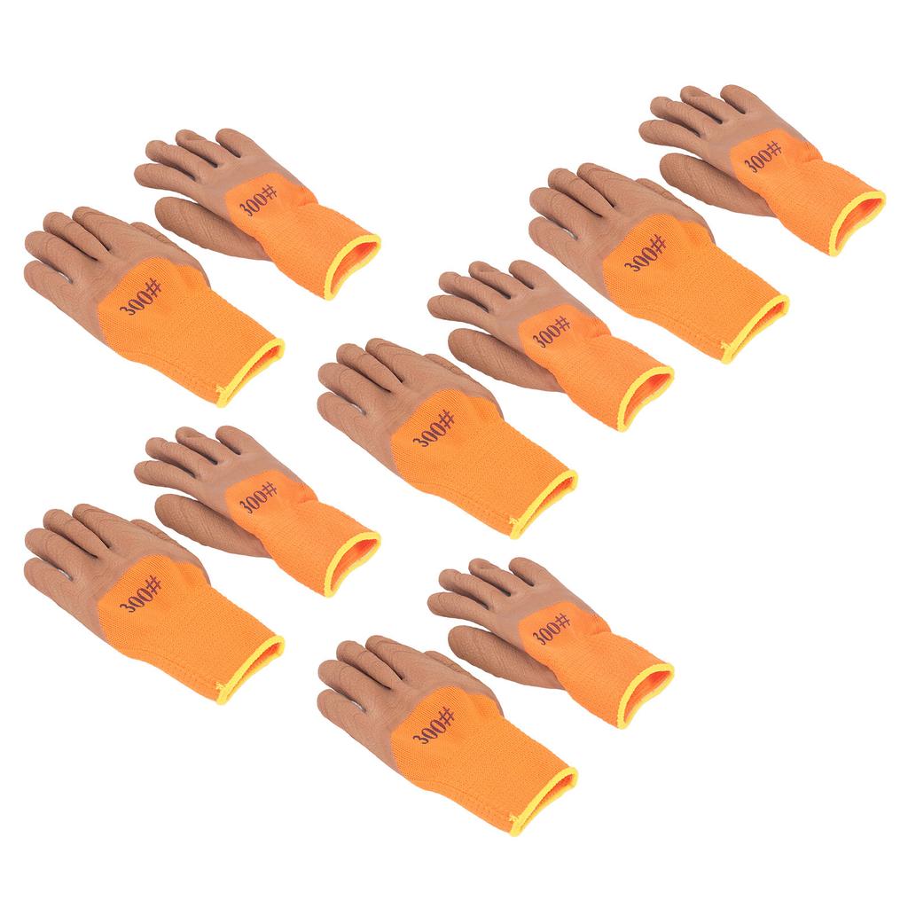 5 Pairs Work Gloves Waterproof Thermal Insulated Working Safety Gloves for Winter Operation