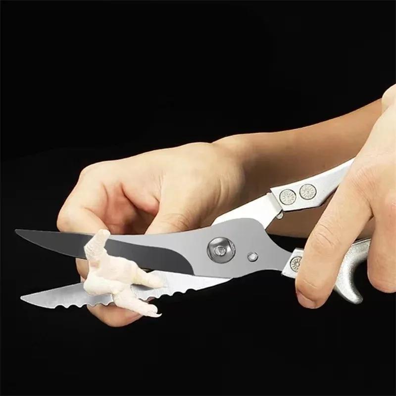 Stainless Steel Kitchen Scissors Fish Scales Duck Fish Knife Kitchen Accesories Home Clean Meat Accessory Knives Accessories Bar
