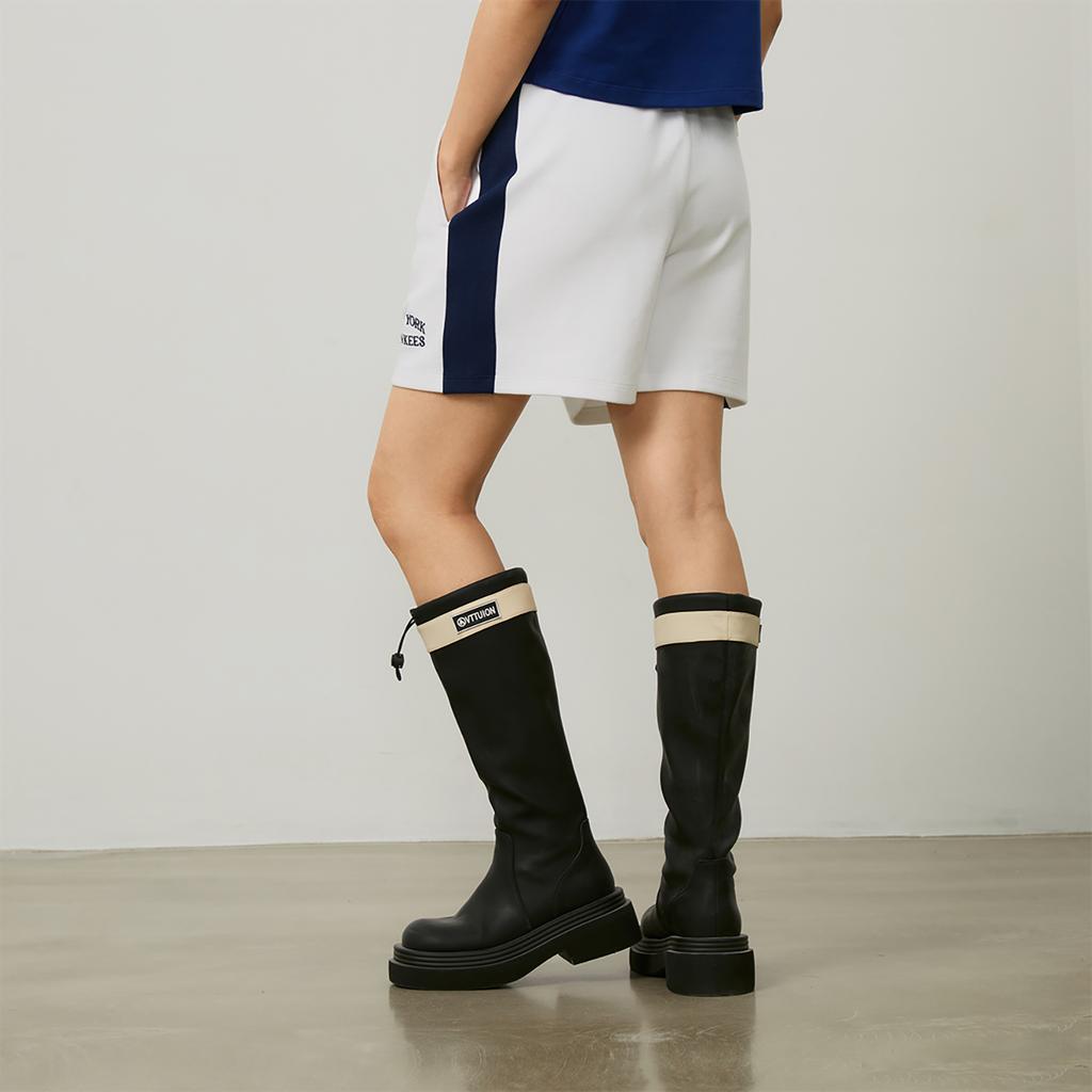 New MLB Casual Shorts Women's Ivory White 3FSPV0243-50IVS