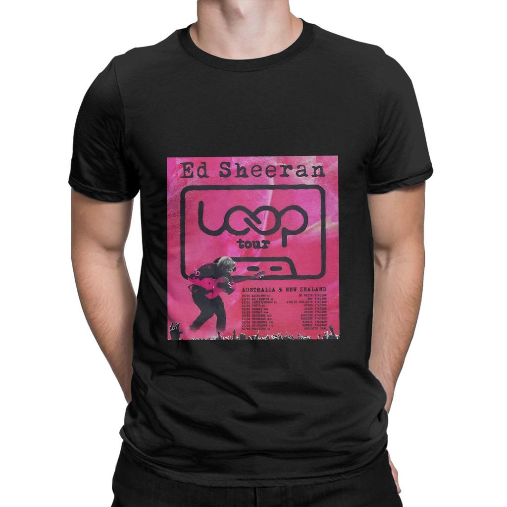Ed Loop Tour Australia NZ 2026 Concert Funny Graphic 100 Cotton TShirt EEd Sheeran Tees Tops For Unisex