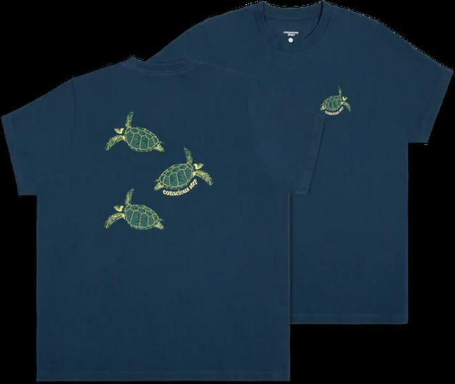 2025 Sea Turtle Ocean Crusher T-Shirt - Beach Sunshine 100% Cotton Tee
