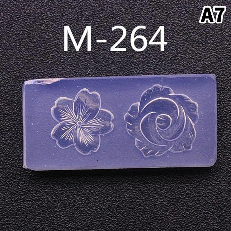 Cartoon Silicone Nail Mold Bow Flower Nail Decorations Nails Diy Design Stereoscopic Stamping Plate Manicure Tools Art Supplies