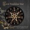 Dowsing Divinations Mat Pad Rune Pattern Astrology Pendulums Chart Mat Balancing Meditations Decoration Tarots Pad