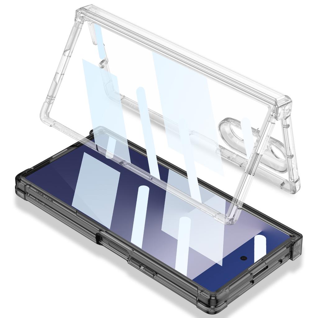 GKK For Samsung Galaxy Z Fold7 5G Case Airbag Hinge Protection PC+Tempered Glass Phone Cover
