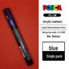 Mitsubishi POSCA PC-5M Wasserbasierter Poster- & Graffiti-Stift, Mittlere Spitze (1,8-2,5 mm), 17 Farben