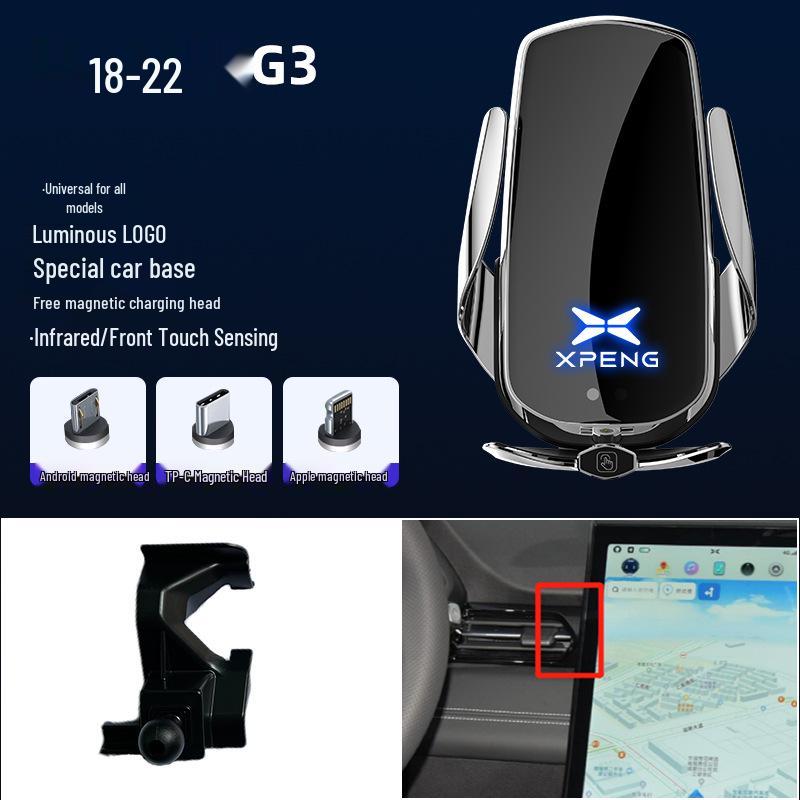 

XPeng G3/P7/P5 Magnetic Wireless Fast Charging Phone Holder with Smart Sensor for Air Vent.