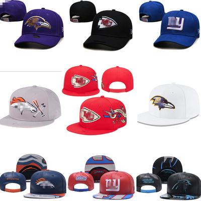 NFL New Adjustable Outdoor Sports Baseball Cap for Women and Men, Hip-hop Street Style Flat-brim Cap