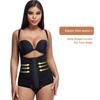 Strapless Shaper Bodysuit with Front-Closure, Tummy Control Waist Cincher, and Crotch Opening Plus Size Waist-Defining, Butt-Lifting Shaping Underwear