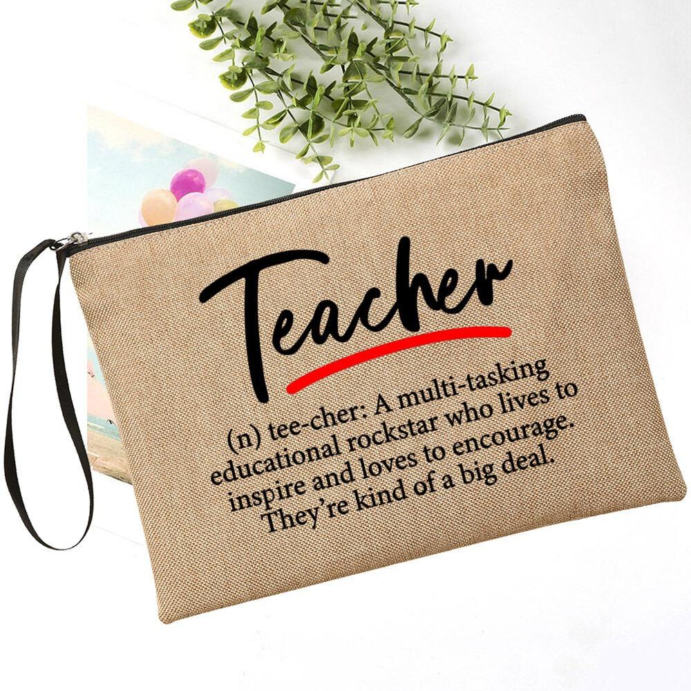 

Чтобы сформировать маленькие умы, нужно большое сердце, косметички для учителей, женские косметички, туалетные принадлежности, лучший подарок учителю