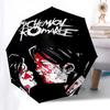 1 buc. Umbrelă de călătorie automată, rezistentă la vânt, compactă My Chemical Romance, Cadou pentru Ziua de Naștere, Crăciun, Afaceri 93092
