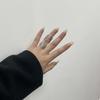 Index Finger Knuckle Ring Retro Bendable Chunky Ring Gothic Statement Joint Ring