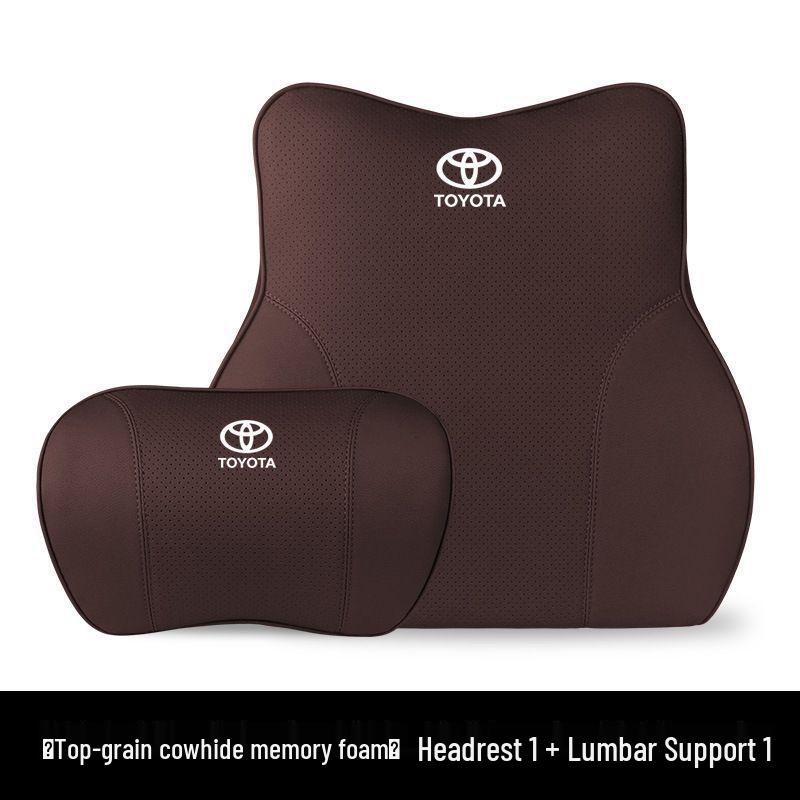 Cojín para Reposacabezas y Soporte Lumbar de Coche para Toyota Corolla, RAV4, Camry, Highlander, Avalon