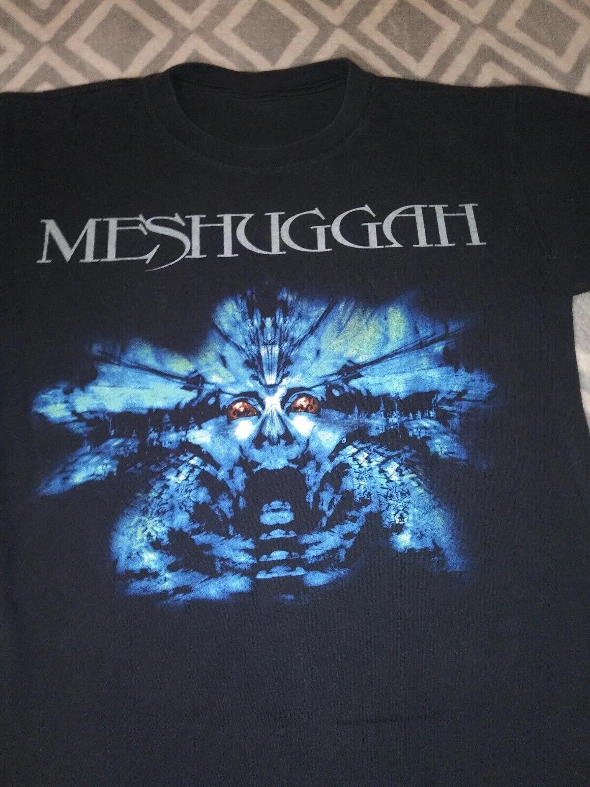 Meshuggah T-Shirt Short Sleeve Cotton Black Men S to 5XL L