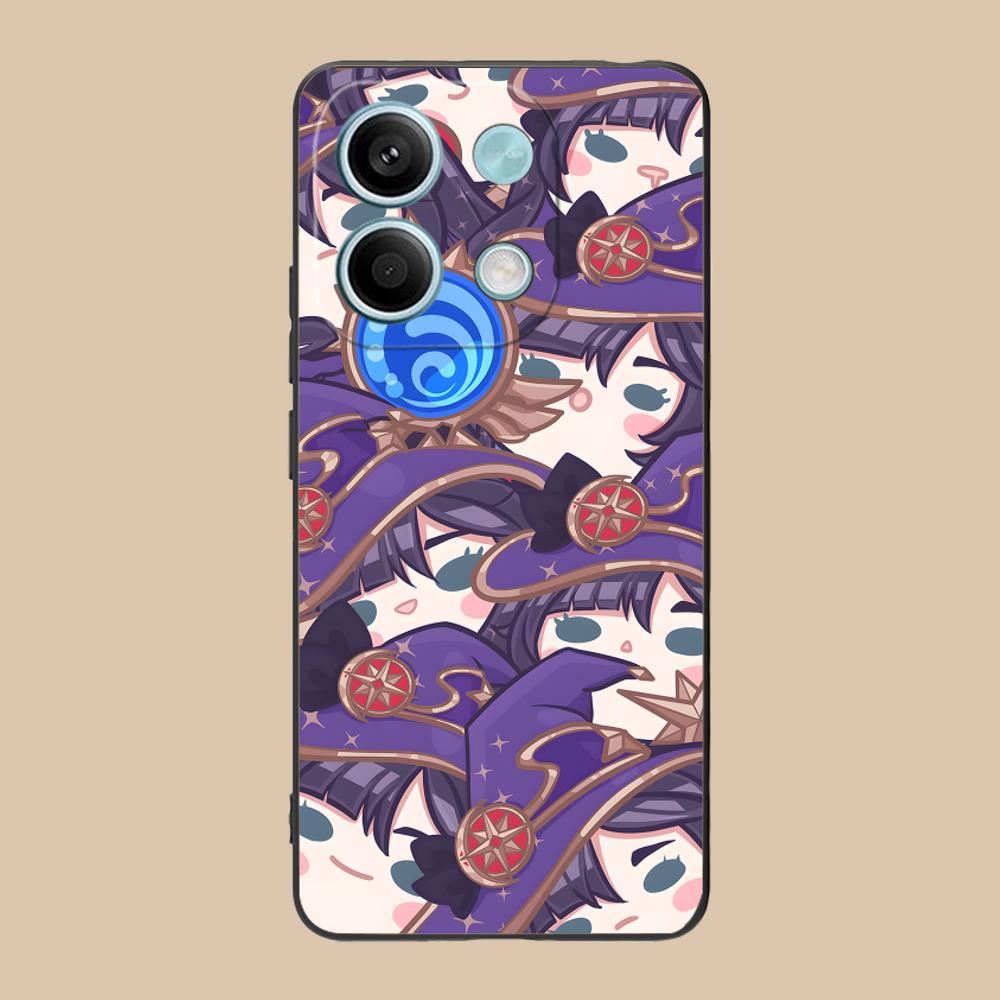 Game GI Mona Matte TPU Mobile Phone Case for POCO M7 M6 M5 M4 M3 X7 X6 X5 X4 X3 Pro GT 5G Colorful Printing Cover