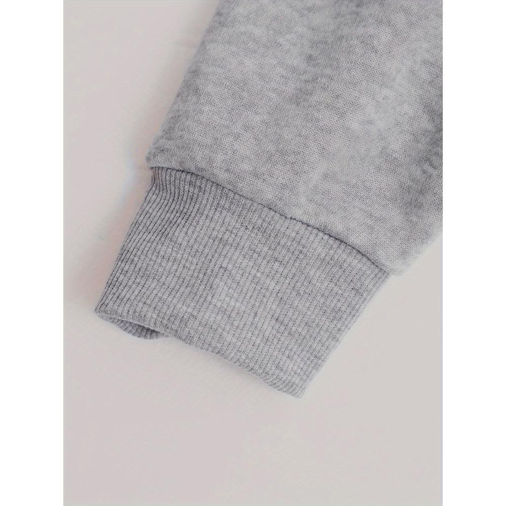 Herenmode Trend Creatief Element Bedrukt Rits Hoodie, Kangoeroezak, Herfst en Winter Lange Mouwen Casual Losse Top